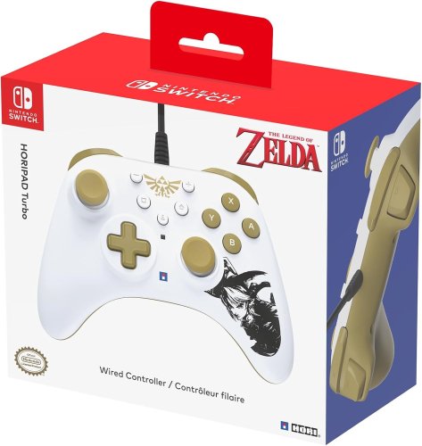 Horipad Turbo Wired Remote for Nintendo Switch (Zelda)