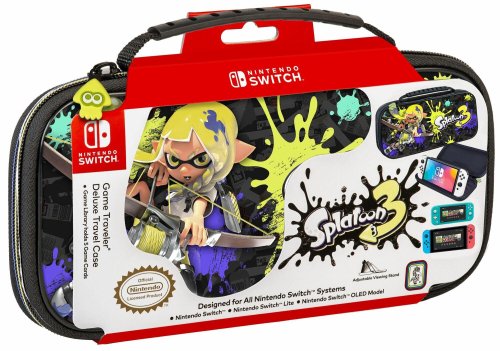 Nintendo Game Traveler Deluxe Travel Case Splatoon 3