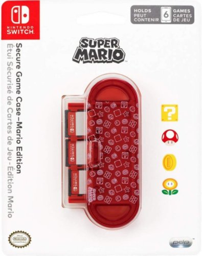 PDP Super Mario Game Card Case for Nintendo Switch