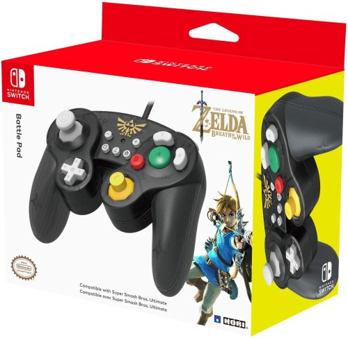 Hori Nintendo Switch Battle Pad (Zelda) GameCube Style Controller