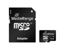 Mediarange MEMORY MICRO SDHC 16GB C10/W/ADAPTER MR958