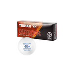 Tibhar table tennis Galda tenisa bumbiņas TIBHAR Outdoor TT-balls 10-p WH