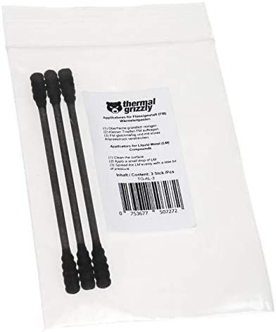 Thermal grizzly Applicators for Liquid Metal Thermal Paste - 3 pieces