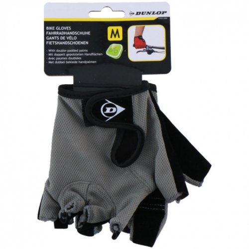 Dunlop Bike gloves, Size M, grey