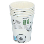 Dunlop Paper cup 6pcs 266ml football