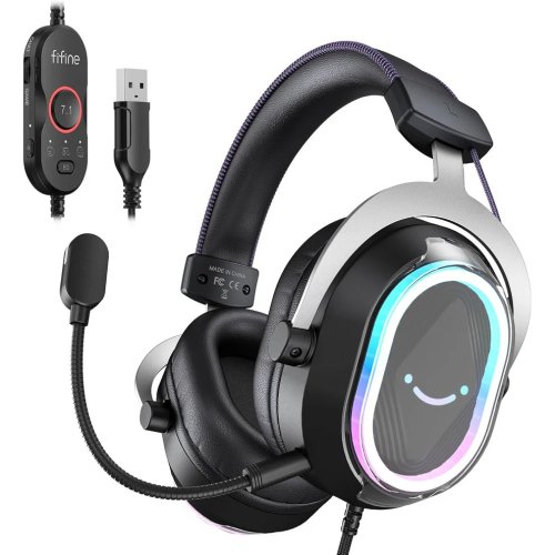 Fifine H13 wired headphones | USB