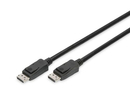 Digitus DisplayPort Connection Cable AK-340106-010-S Black, DisplayPort to DisplayPort, 1 m