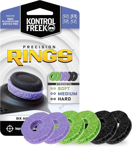 Kontrolfreek - Precision Rings | PS4/PS5, Xbox One, X, Switch Pro, Scuf | Black, Purple, Green
