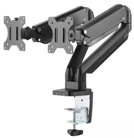 Deltaco GAMING ARM-0351 Dual Monitor Mount for 13"-32" Screens | Black