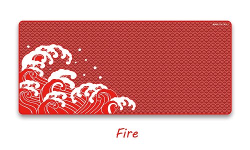X-raypad Aqua Control Plus mousepad- Wave - Fire - 3XL| 1200x550x4mm