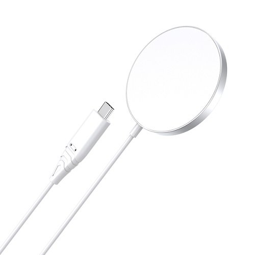 Magnetic Wireless Charger CHOETECH, 15W, iPhone 14, white