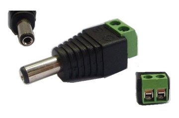 Extra digital Power male connector 5.5x2.1, 10pcs