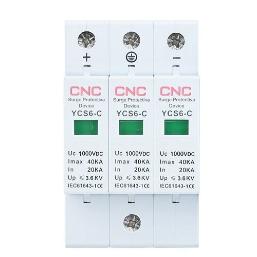 CNC DC Surge Protection Device, 3P, Class C, 20-40 kA, 1000VDC