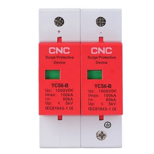 CNC DC Surge Protection Device, 2P, Class B, 60-1000kA, 1000VDC