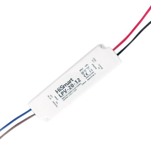 Hismart Power supply 12V, 1.67A, 20W, IP67