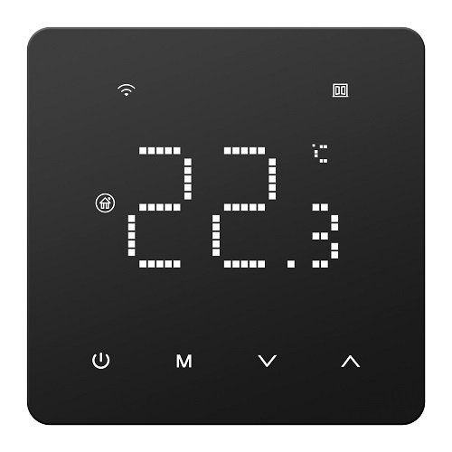 Tuya Programmable Heating Thermostat, Wi-Fi, 16A, 230VAC
