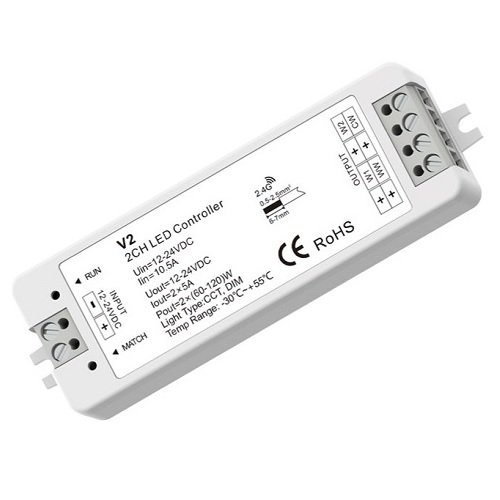 Skydance V2 LED Controller 12-24V, 2x5A
