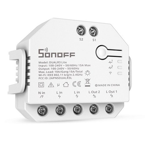 Sonoff Smart 2-Channel Wi-Fi Switch