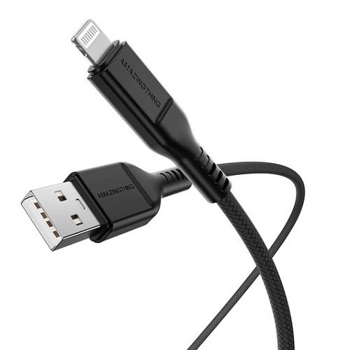 Amazingthing Premium Cable USB Type-A - Lightning, PD30W (black, 1.1m)