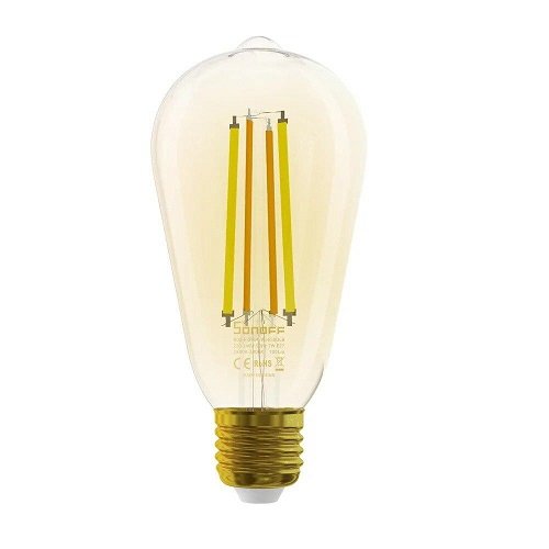 Sonoff B02-F-ST64 Smart LED Filament Bulb, 7W, E27, 1800-5000K, Wi-Fi