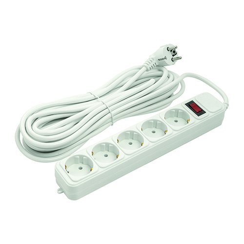 Power plant, llc Extension cord 10m, 5 sockets, with switch