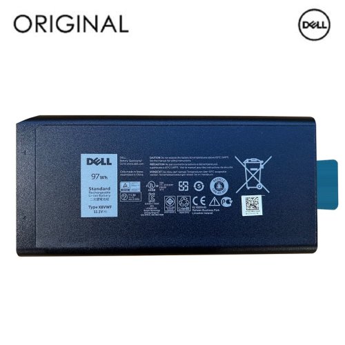 Extra digital Notebook Battery DELL X8VWF, 97Wh, Original