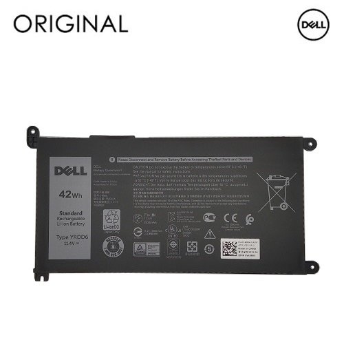 Extra digital Notebook Battery DELL YRDD6, 3500mAh, Original