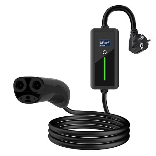 Hismart EV Charger for TESLA NACS  - Schuko (220V), 8-16A, 3.5kW, 1-phase, 5m