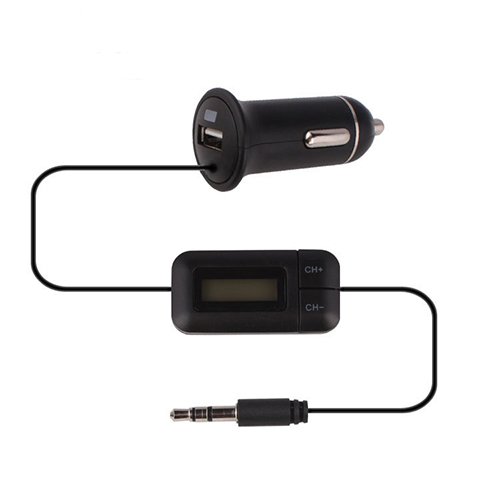 Extra digital USB charger + FM transmitter (12V, 24V)