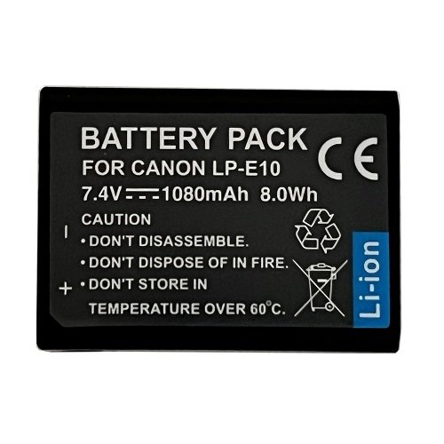 Extra digital Canon, battery LP-E10