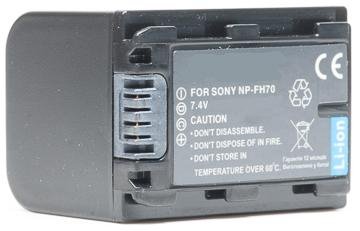Extra digital Sony, battery NP-FH70