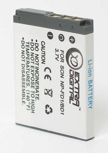 Extra digital Sony, battery NP-BD1, NP-FD1
