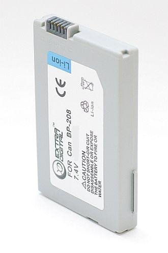 Extra digital Canon, battery BP-208