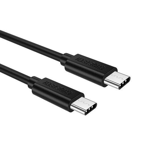Cable CHOETECH Type-C - Type-C, PD20W, Black, 3m