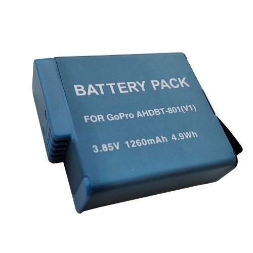 Extra digital GOPRO AHDBT-801 Battery, 1260mAh