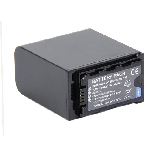 Extra digital PANASONIC VW-VBD98 Battery, 10400mAh
