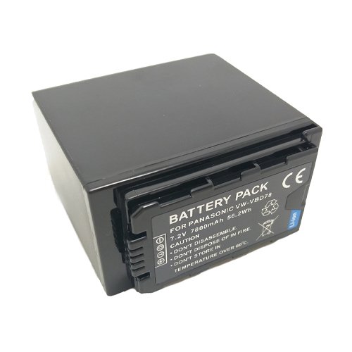 Extra digital PANASONIC VW-VBD78 Battery, 7800mAh