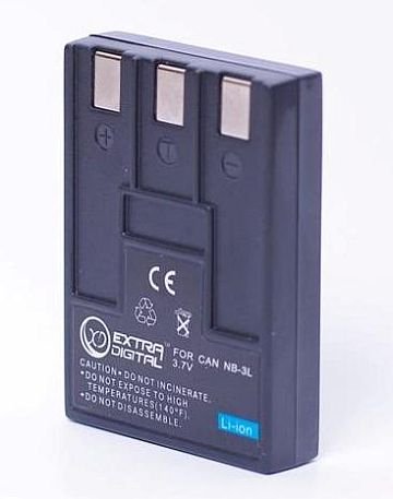 Extra digital Canon, battery NB-3L