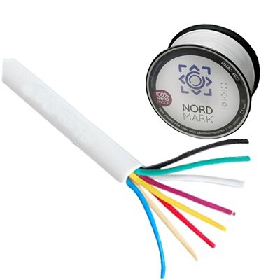 Extra digital Security and alarm cable NMAC-80/22, 8x0.22, 100m