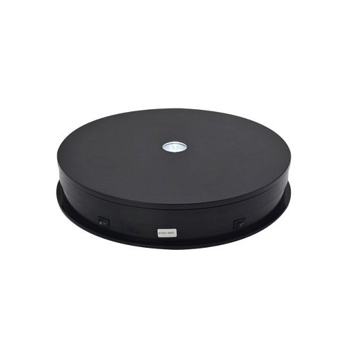 Puluz LED Rotating Turn-Table Display Stand,  Round 30cm, Black