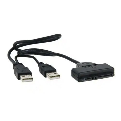 Extra digital USB 2.0 Type-A to SATA 7+15Pin Adapter