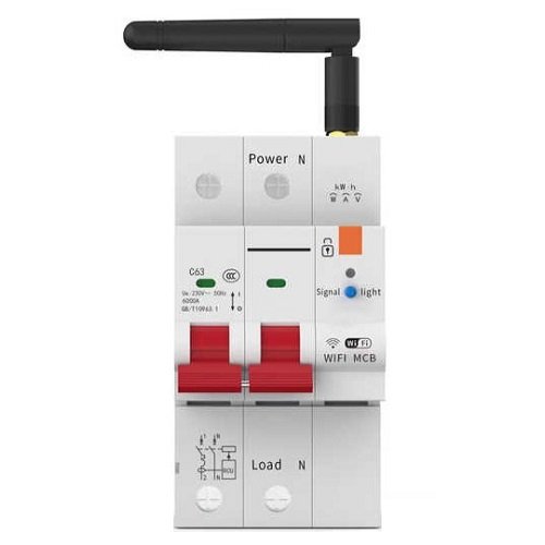 Tuya Smart Circuit Breaker, 1P+N, Wi-Fi, RS485, 63A