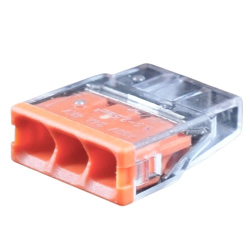Hismart Splicing Connector, 3x 0.5-2.5mm&sup2;, 24A, 450V, 100pcs