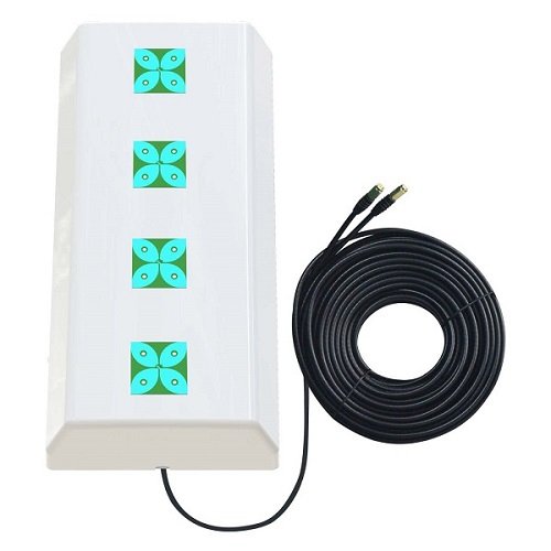 Hismart 5G / LTE / CBRS 2x2MIMO Antenna, 1.7-3.8GHz, 2x 14dBi