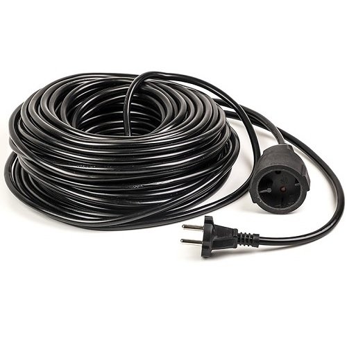 Power plant, llc Extension Cord 10m, 1 socket, 2x1.0mm2