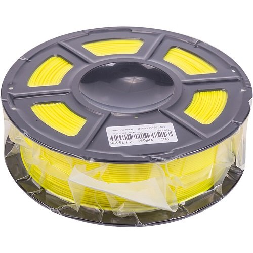 Power plant, llc 3D Printing Filament PLA, 1.75mm, 1kg, Yellow