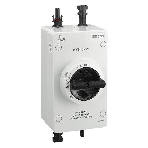 Beny DC Isolator Switch - 2P, 32A, 1000VDC, MC4, IP66