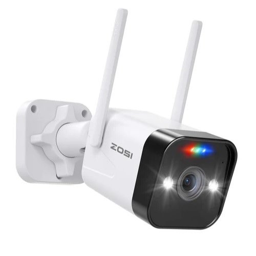 Hismart Smart Outdoor Camera, 4MP, Wi-Fi