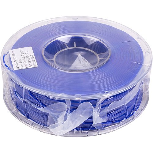 Power plant, llc 3D Printing Filament TPU, 1.75mm, 1kg, Blue