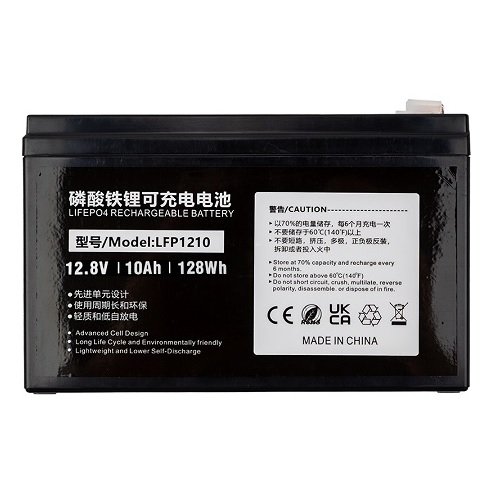 Extra digital Battery Lithium Iron Phosphate LiFePO4 12V, 10Ah, T2, T1